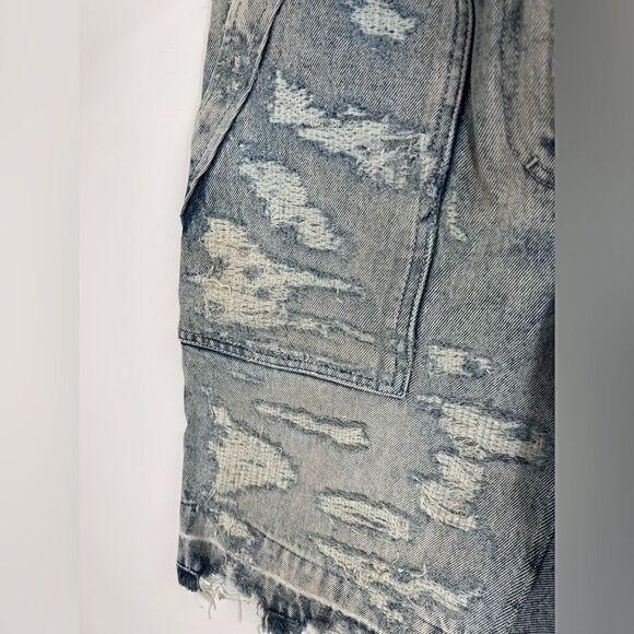 Givenchy Cargo Bermuda Shorts in Denim Waist 27 - Picture 6 of 12